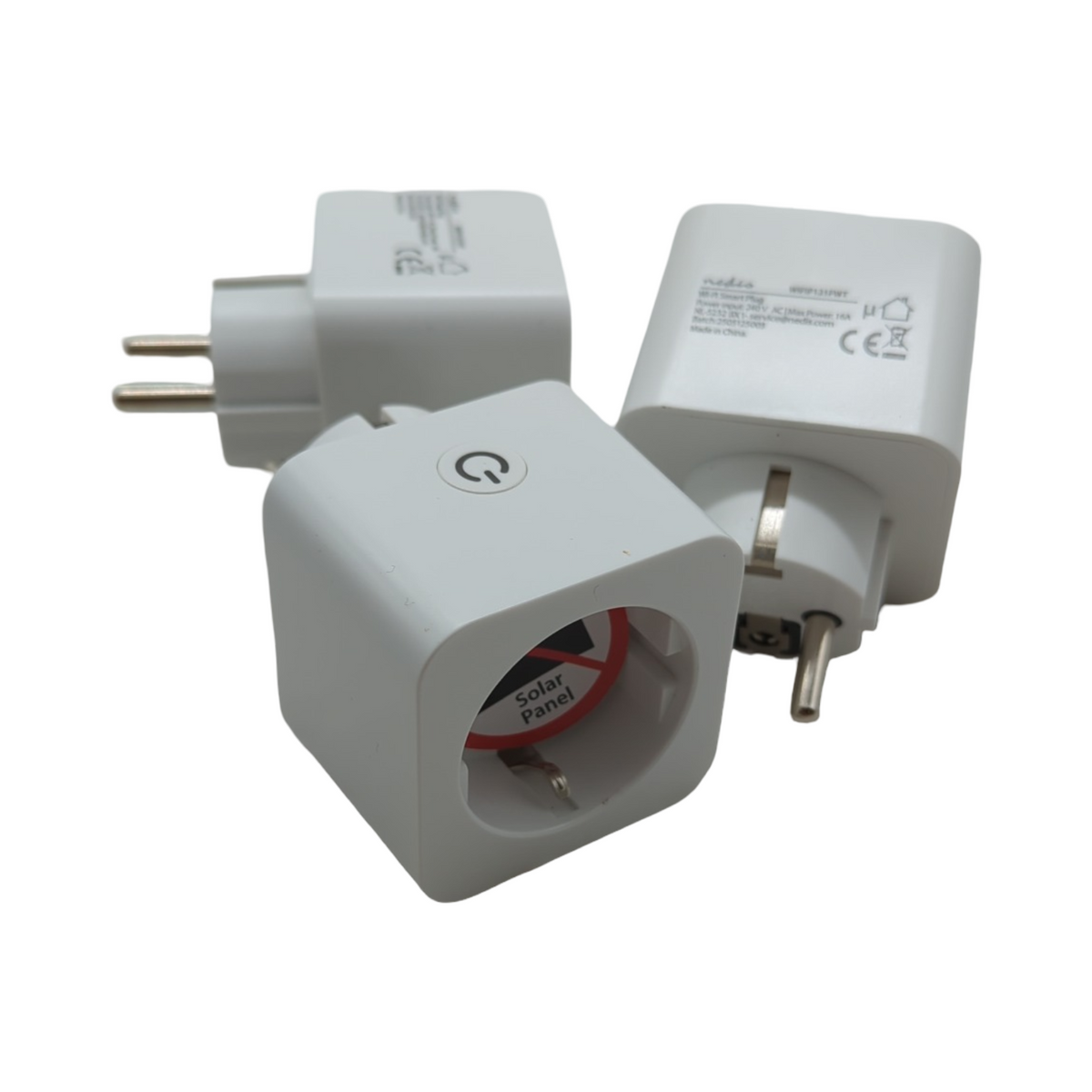 SmartLife Wi-Fi Smart Stecker Typ F Leistungsmesser Weiß 3680W 0-55°C Android IOS