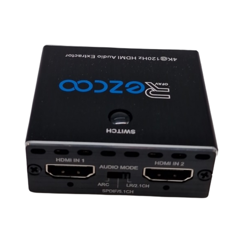 HDMI 2.1 Audio Extractor 2 In 1 Out 8K 60Hz 4K 120Hz 48Gbps
