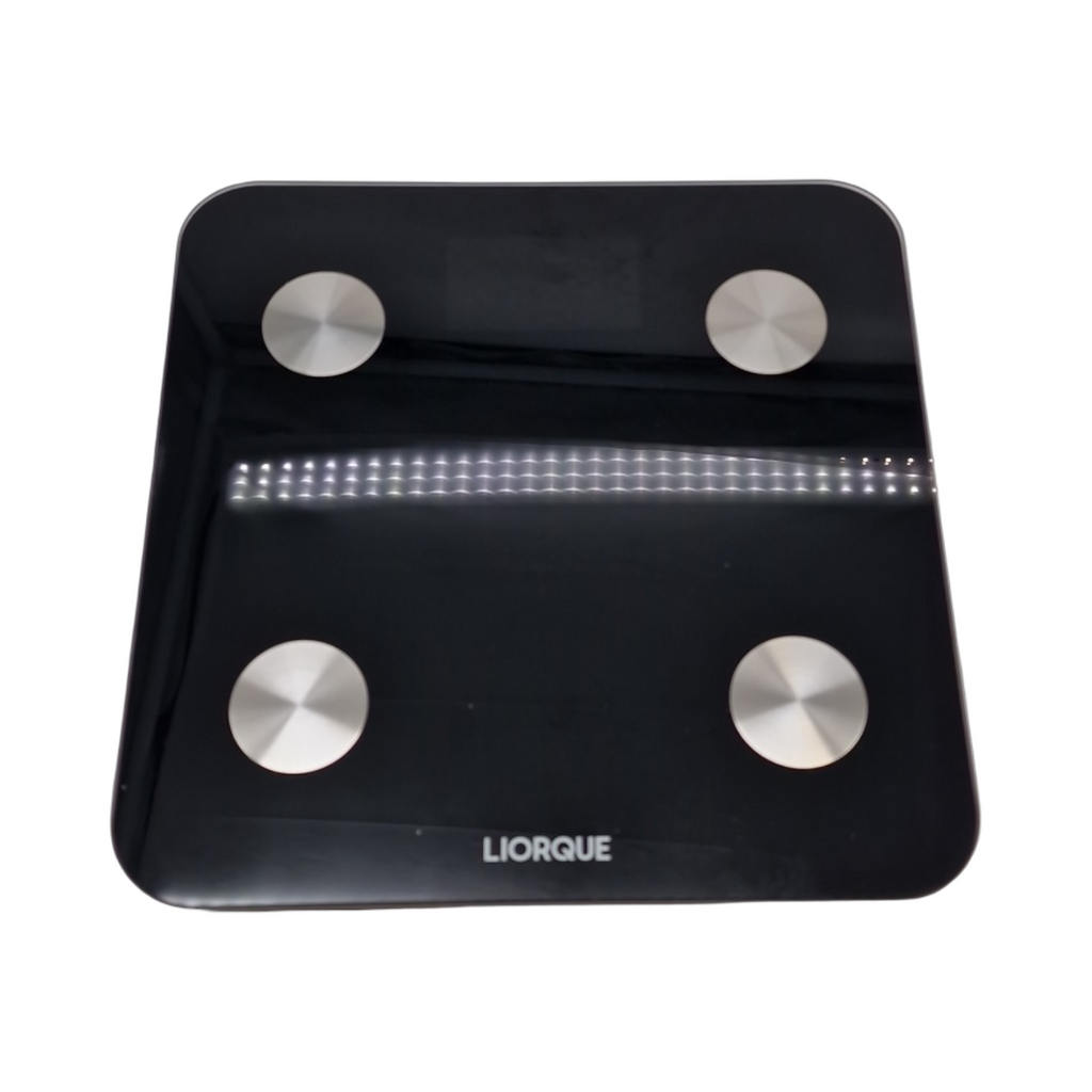 LIORQUE Digitale Körperfettwaage Personenwaage WLAN Bluetooth Kompatibel mit iOS Android