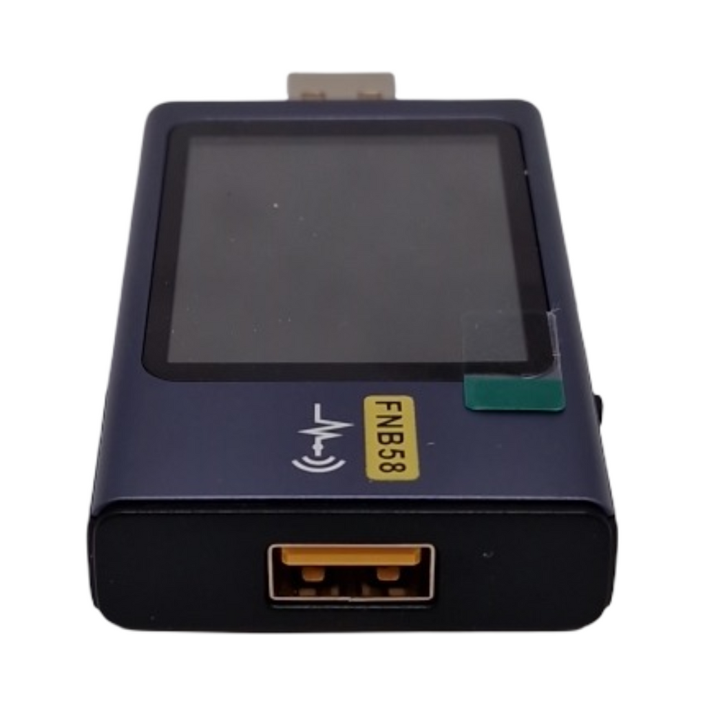 FNB58 USB Tester Digitales Voltmeter Amperemeter Typ C Schnellladungserkennung Kapazitätsmessung Bl