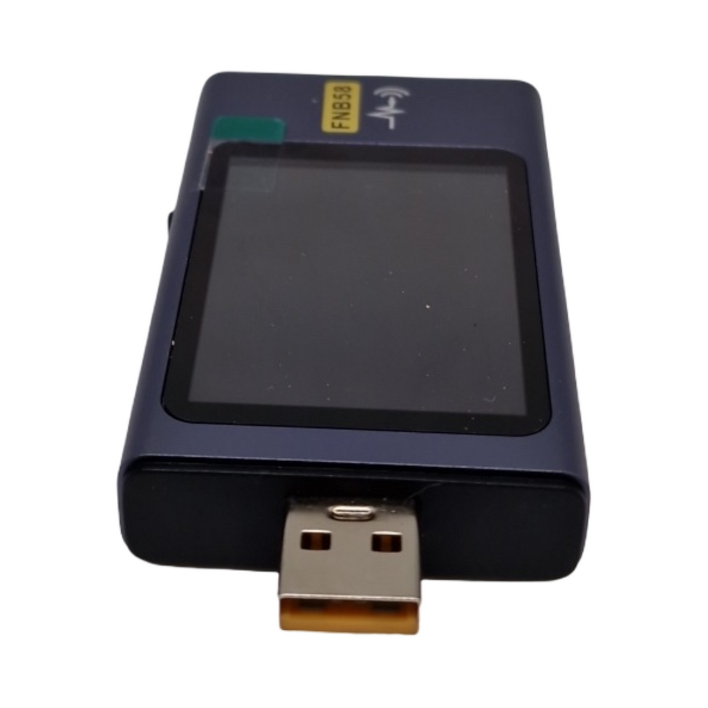 FNB58 USB Tester Digitales Voltmeter Amperemeter Typ C Schnellladungserkennung Kapazitätsmessung Bl