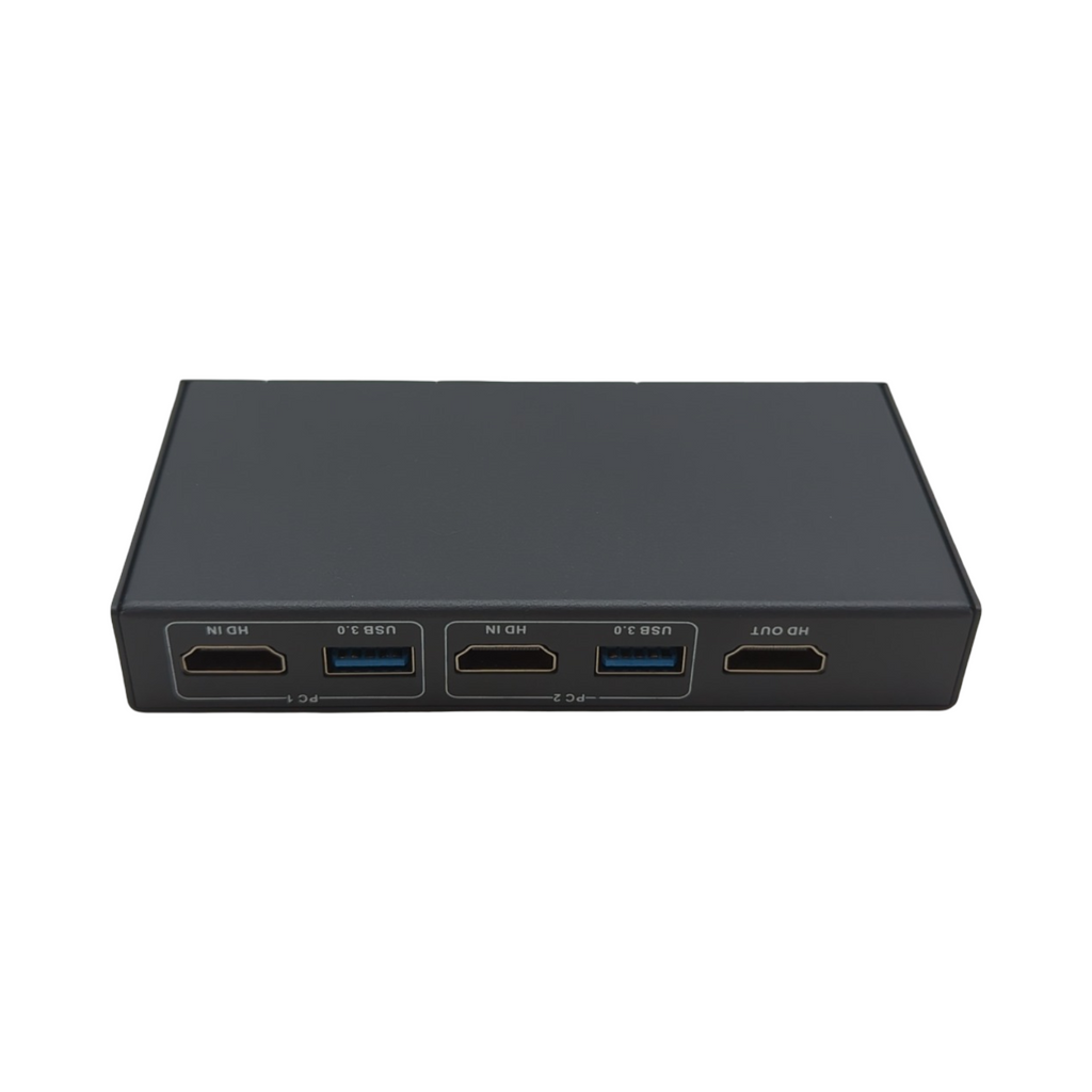 HDMI KVM Switch 8K 60Hz 2 PC 1 Monitor USB 3.0 Switch für Computer mit 3 USB3.0-Geräten C