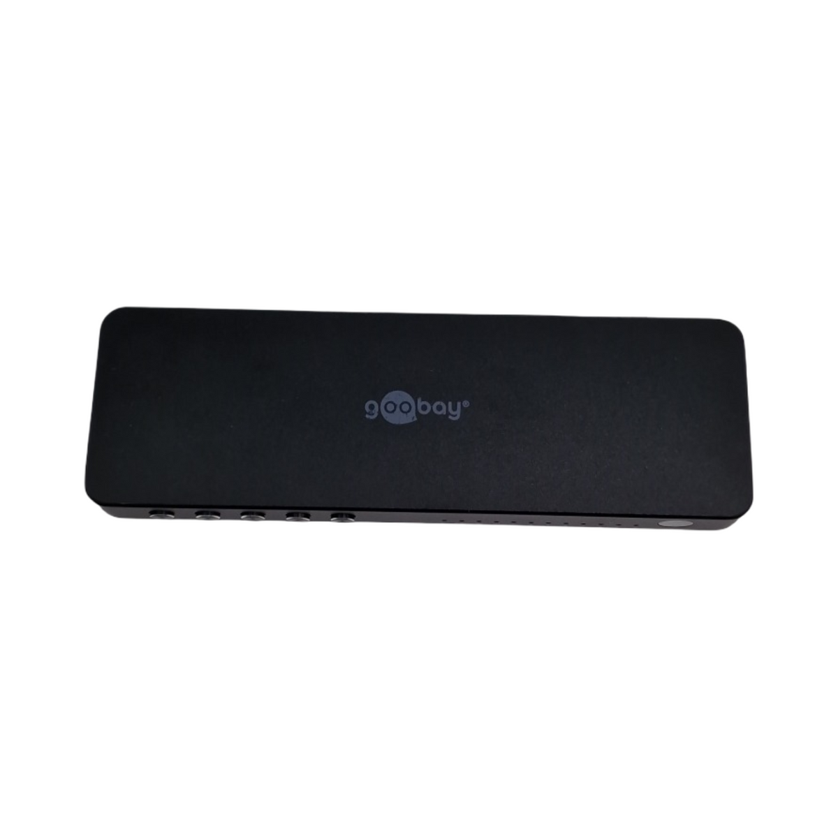 goobay HDMI Matrix Switch 4x2 4K 60Hz Umschalter Audio Extractor Toslink 3.5mm HDCP 2.2 für 2 Monitore