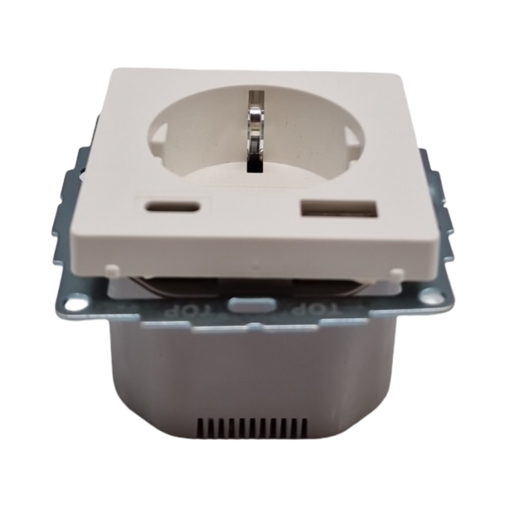 BERKER Steckdose SCHUKO mit USB A-C Q.1 Q3 samt