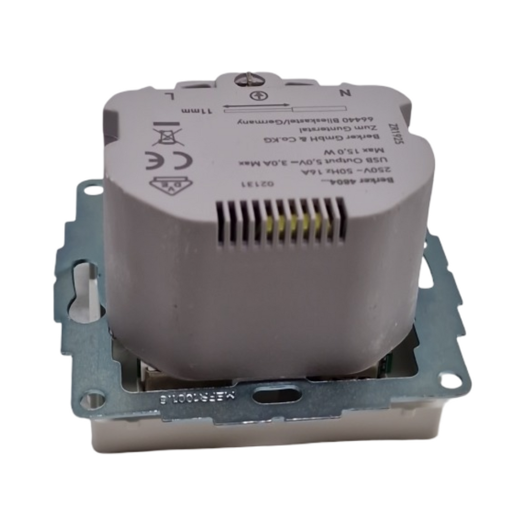 BERKER Steckdose SCHUKO mit USB A-C Q.1 Q3 samt