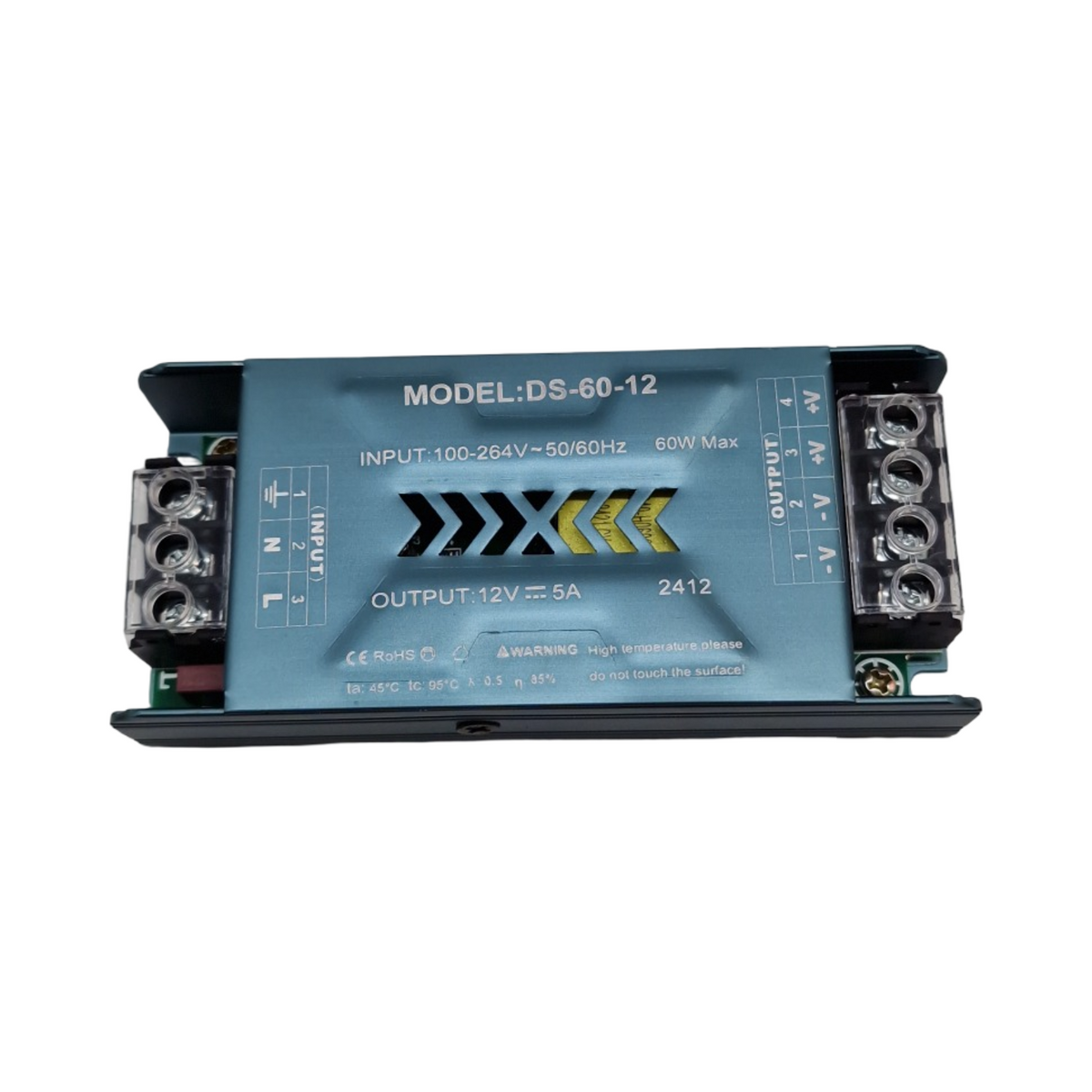 JOYELEC 60W 12V 5A LED Netzteil Trafo Schlankes Schaltnetzteil AC110V AC230V auf DC12V Au