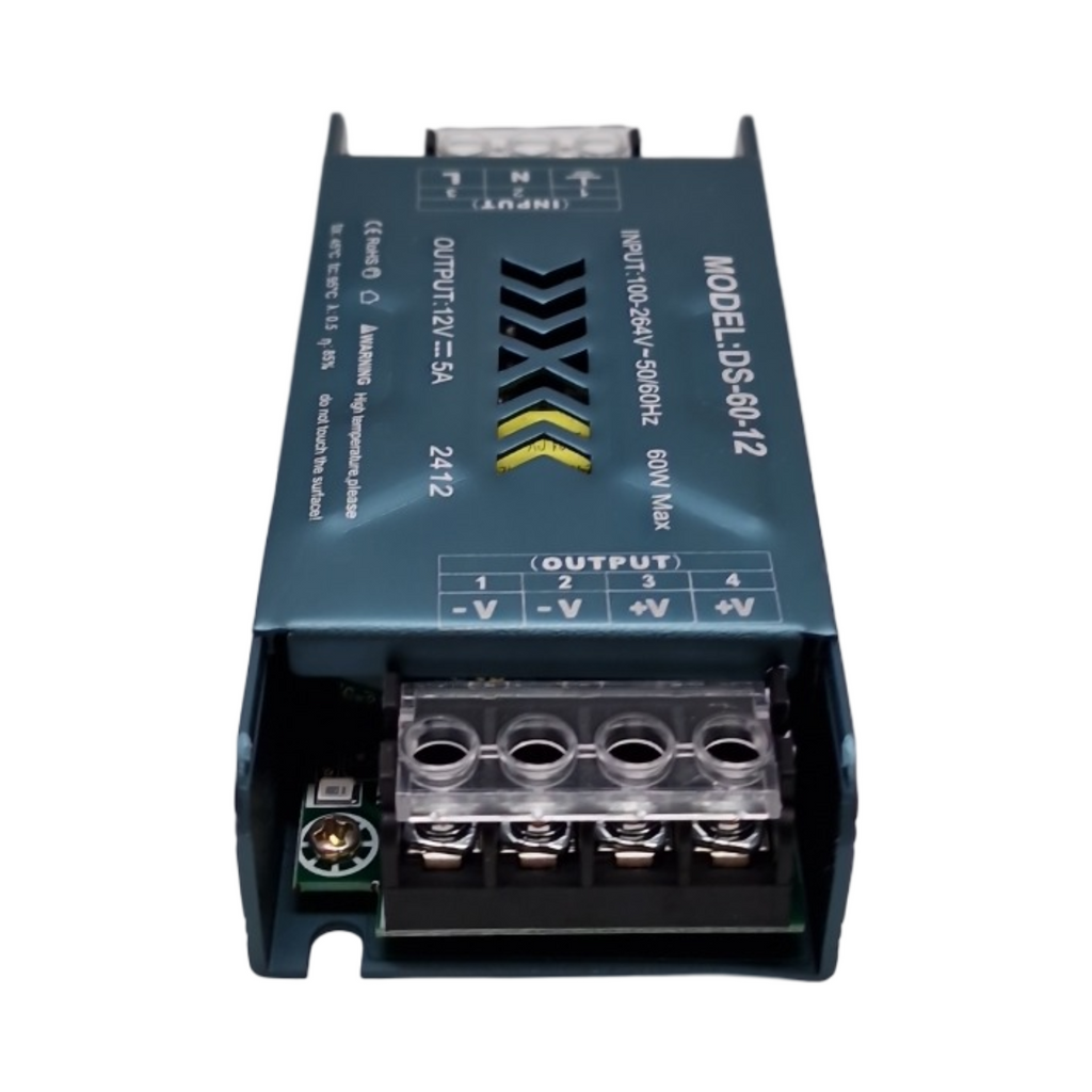 JOYELEC 60W 12V 5A LED Netzteil Trafo Schlankes Schaltnetzteil AC110V AC230V auf DC12V Au