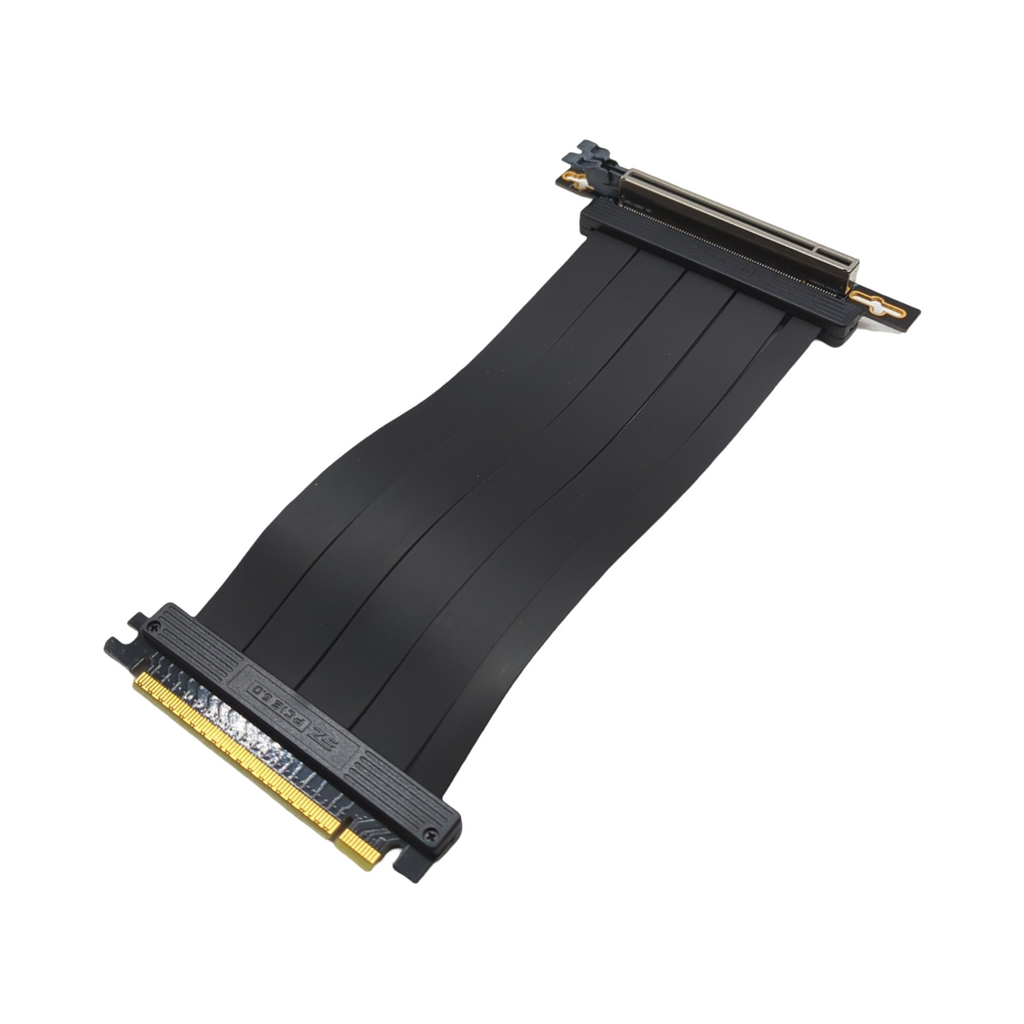 EZDIY-FAB PCIe 5.0 X16 Riser-Kabel 128 GB/s für RTX 50 40 RX 9000 7000 GPUs abwärtskompatibel mit PCIe 4.0 3.0