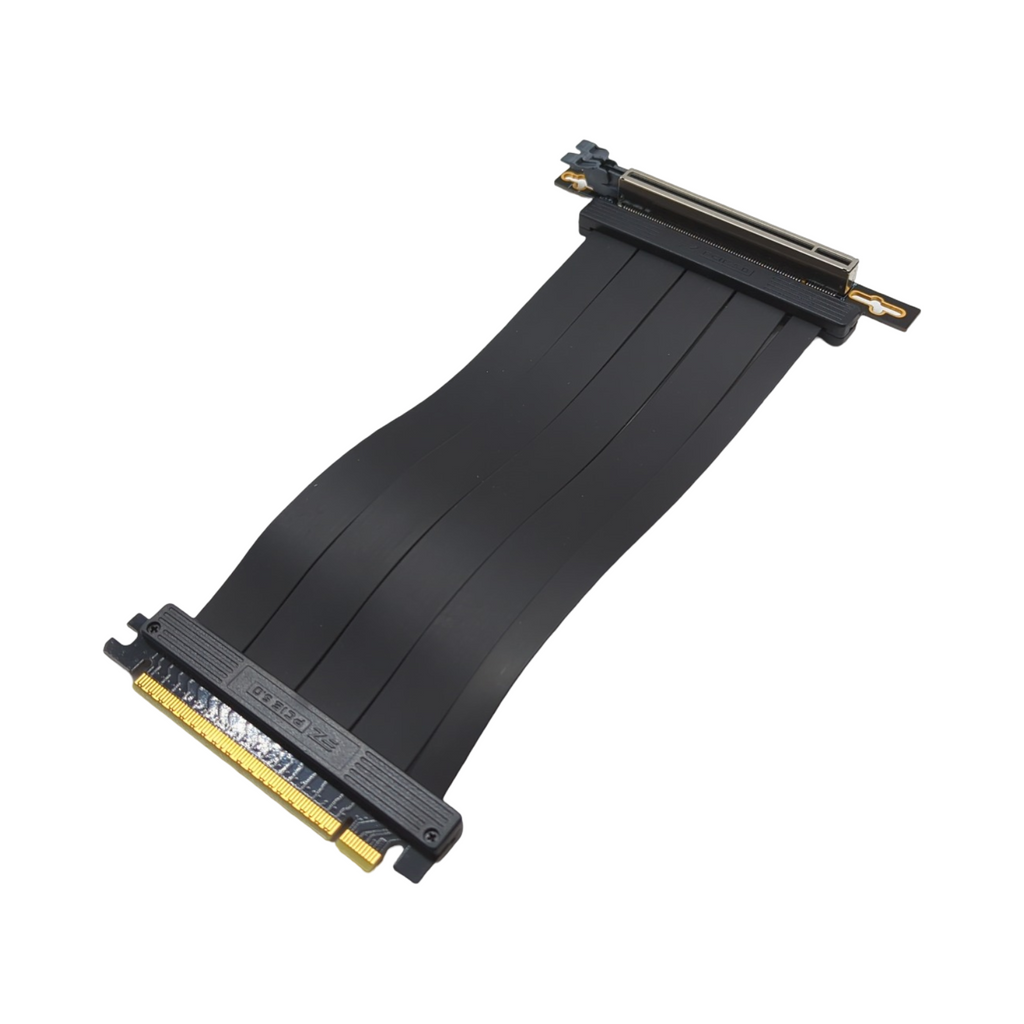 EZDIY-FAB PCIe 5.0 X16 Riser-Kabel 128 GB/s für RTX 50 40 RX 9000 7000 GPUs abwärtskompatibel mit PCIe 4.0 3.0