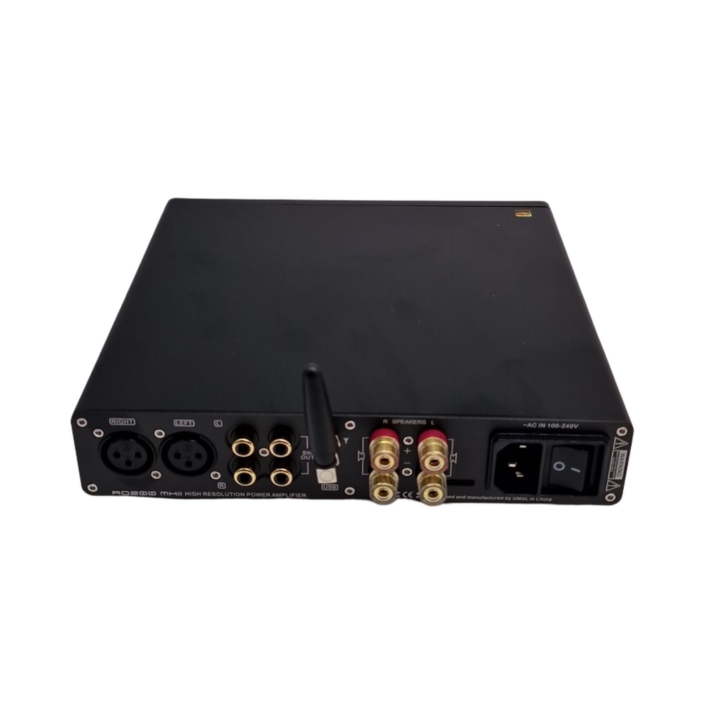 SMSL AO200 MKII HiFi Stereo Verstärker Class D 160Wx2 MA5332MS Chip USB RCA XLR Bluetooth 2.1 Kanal für PC Subwoofer Passive Lautsprecher