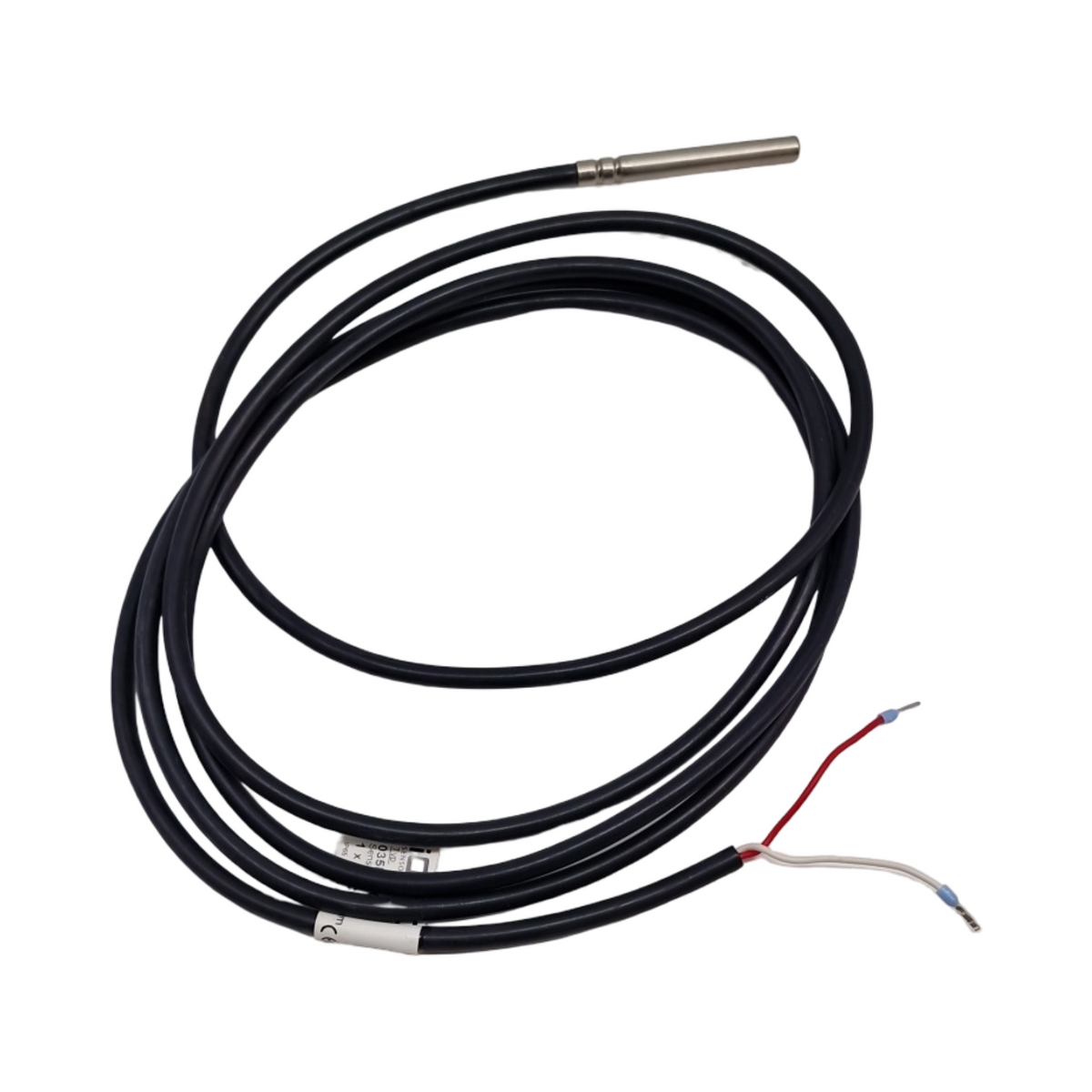 iOVEO 035HP06202 NTC 20kOhm Temperaturfühler PVC-Leitung bis 105°C 2m Temperatursensor Heizung