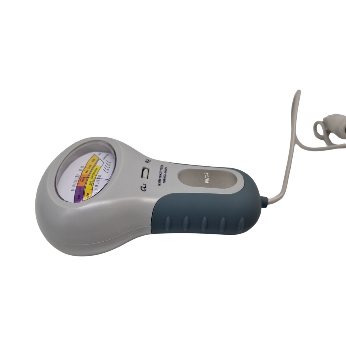 Digitales 2in1 pH- und Chlor-Messgerät Wasser Tester tragbar mit Sonde für Schwimmbad Aquarium Trinkwasser