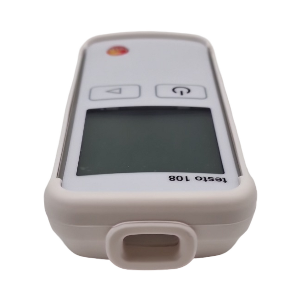 Testo 108 Temperatur-Messgerät wasserdicht Typ T K inklusive Thermoelement-Fühler Softcase Kalibrierprotokoll weiß