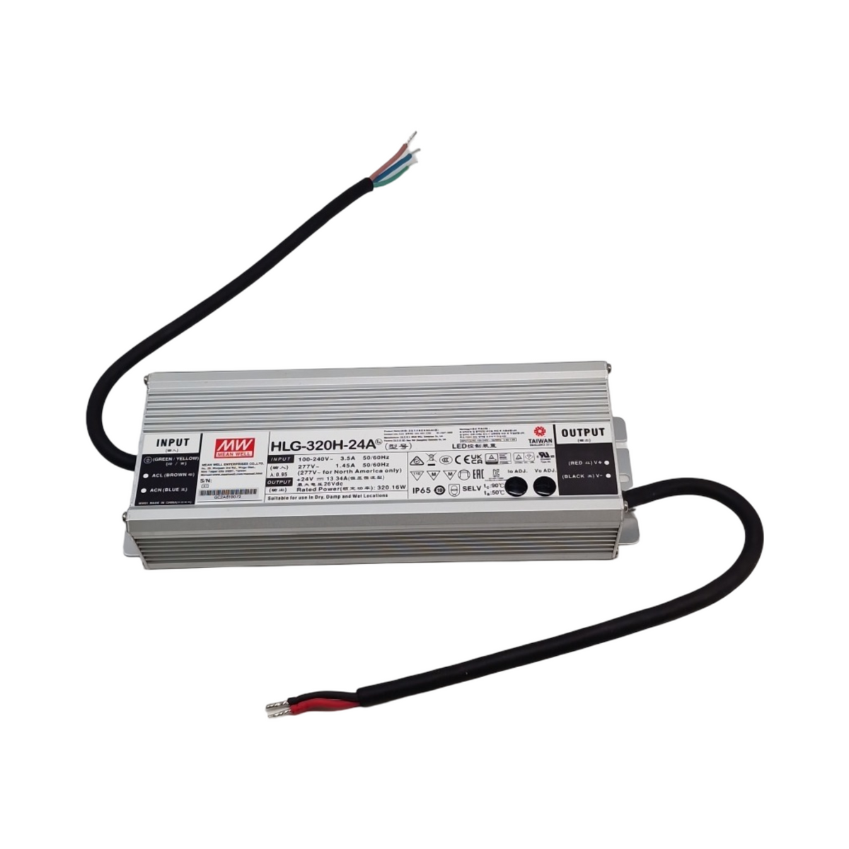 Meanwell HLG-320H-24A LED Schaltnetzteil 320W 24V 13.34A