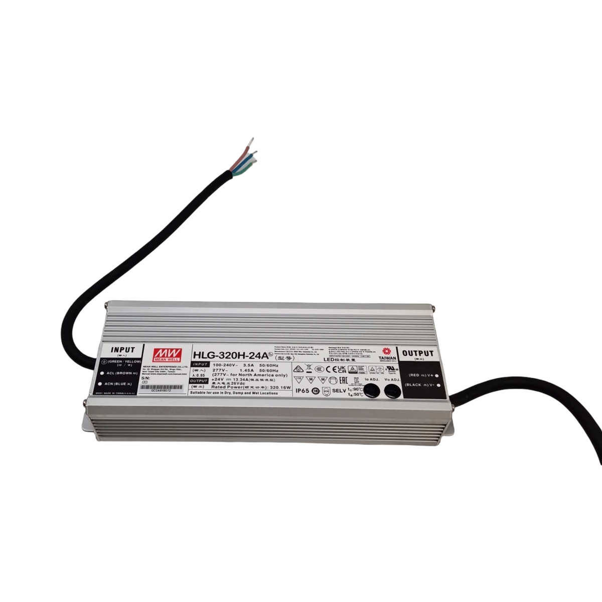 Meanwell HLG-320H-24A LED Schaltnetzteil 320W 24V 13.34A