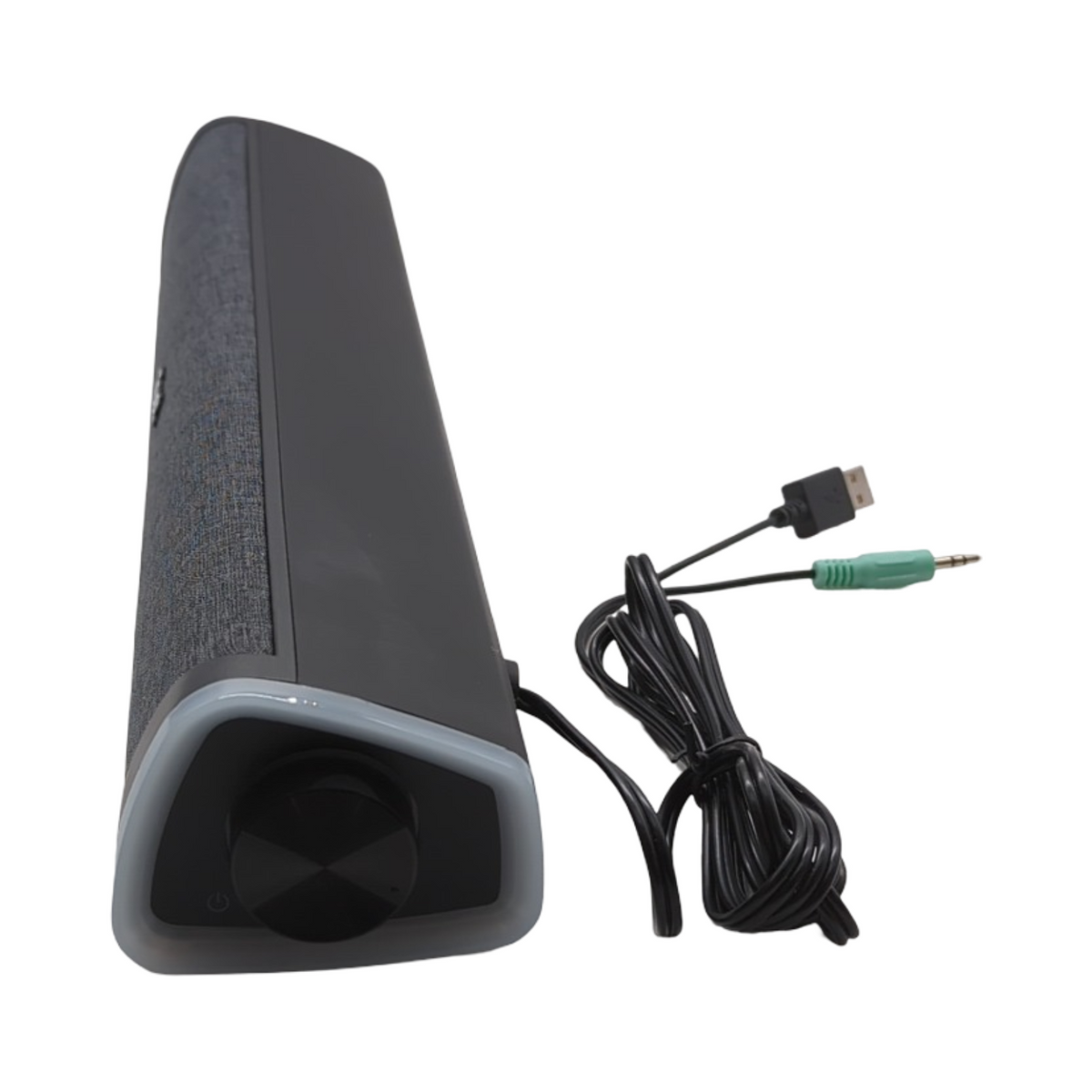 Trust Liro Soundbar Lautsprecher 12W Stereo RGB LED schwarz kabelgebunden für PC Laptop