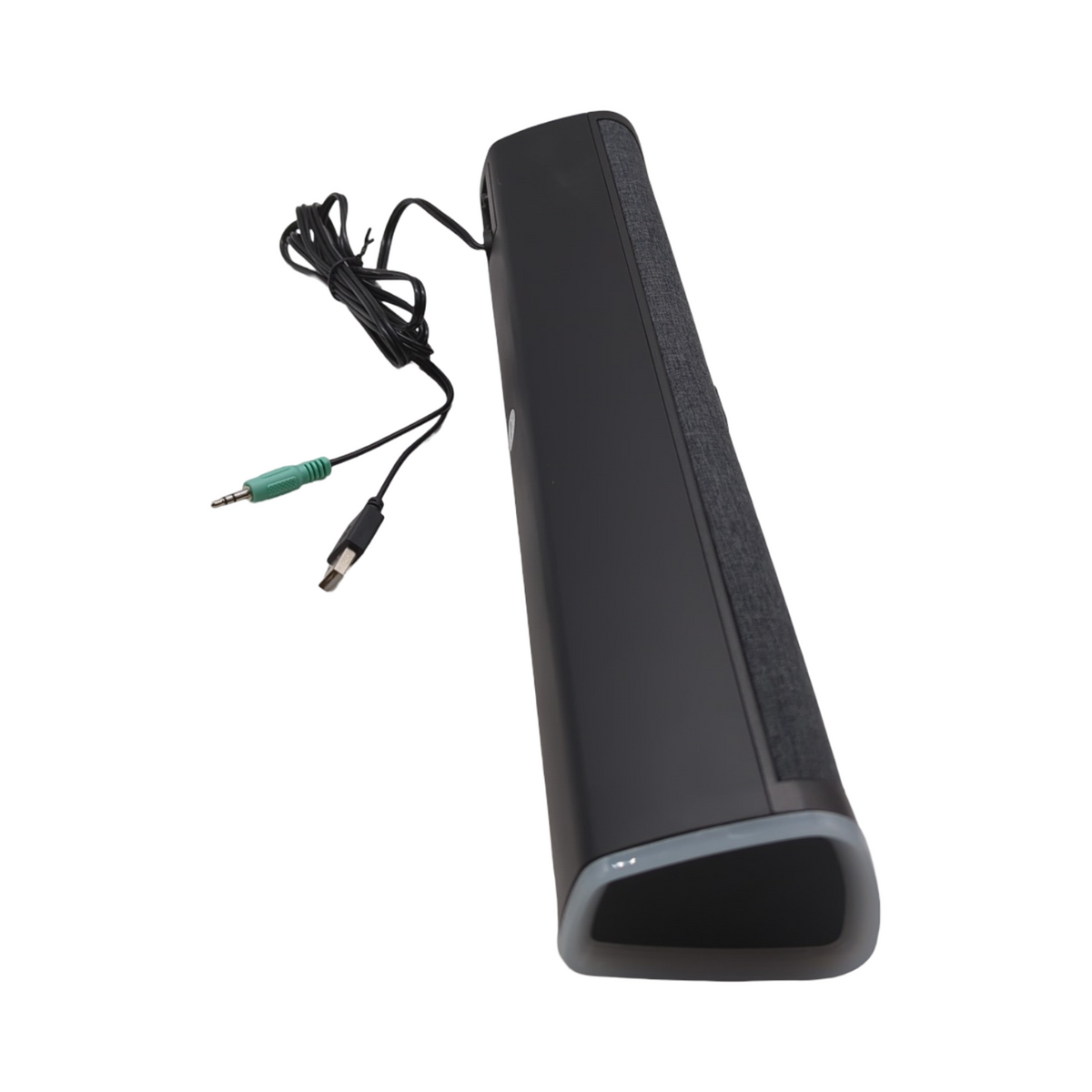 Trust Liro Soundbar Lautsprecher 12W Stereo RGB LED schwarz kabelgebunden für PC Laptop