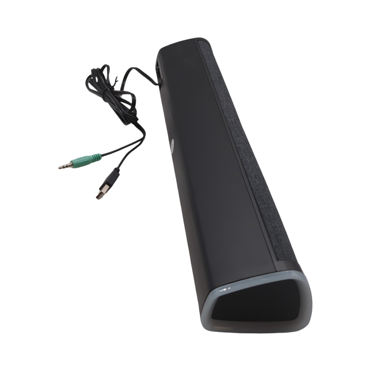 Trust Liro Soundbar Lautsprecher 12W Stereo RGB LED schwarz kabelgebunden für PC Laptop