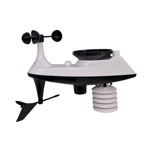 Raddy MN6 Lite Wetterstation 5-in-1 mit Außensensor Temperatur Luftfeuchtigkeit Luftdruck DCF Wettervorhersage