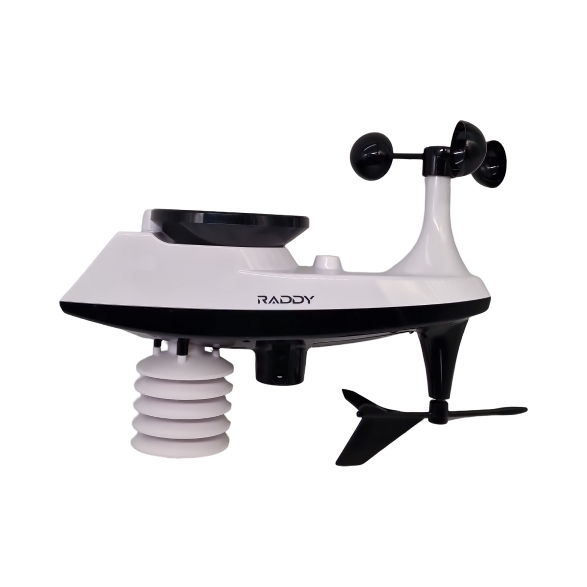 Raddy MN6 Lite Wetterstation 5-in-1 mit Außensensor Temperatur Luftfeuchtigkeit Luftdruck DCF Wettervorhersage