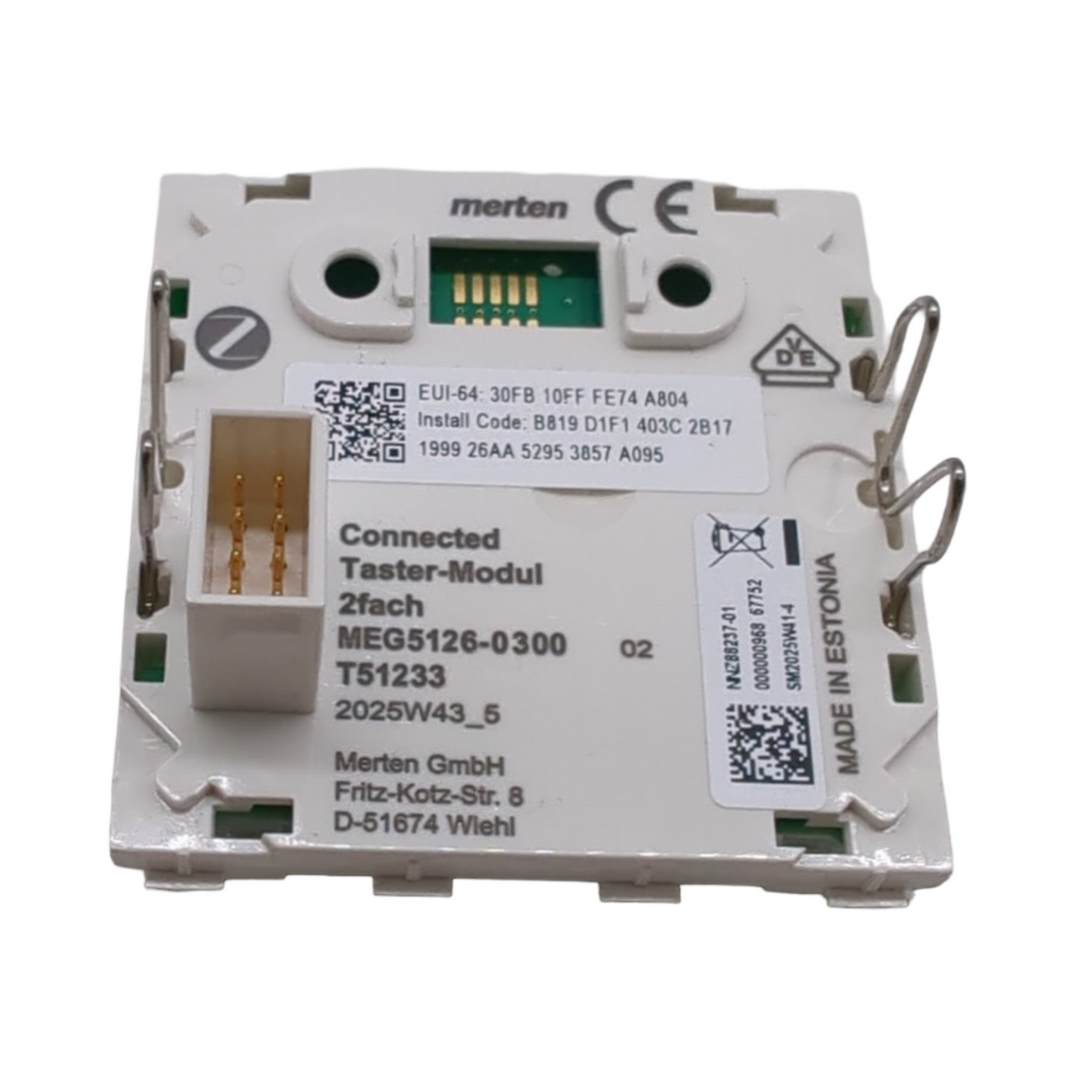 Merten Wiser Taster-Modul 2-fach Unterputz Smart Home Connected System M