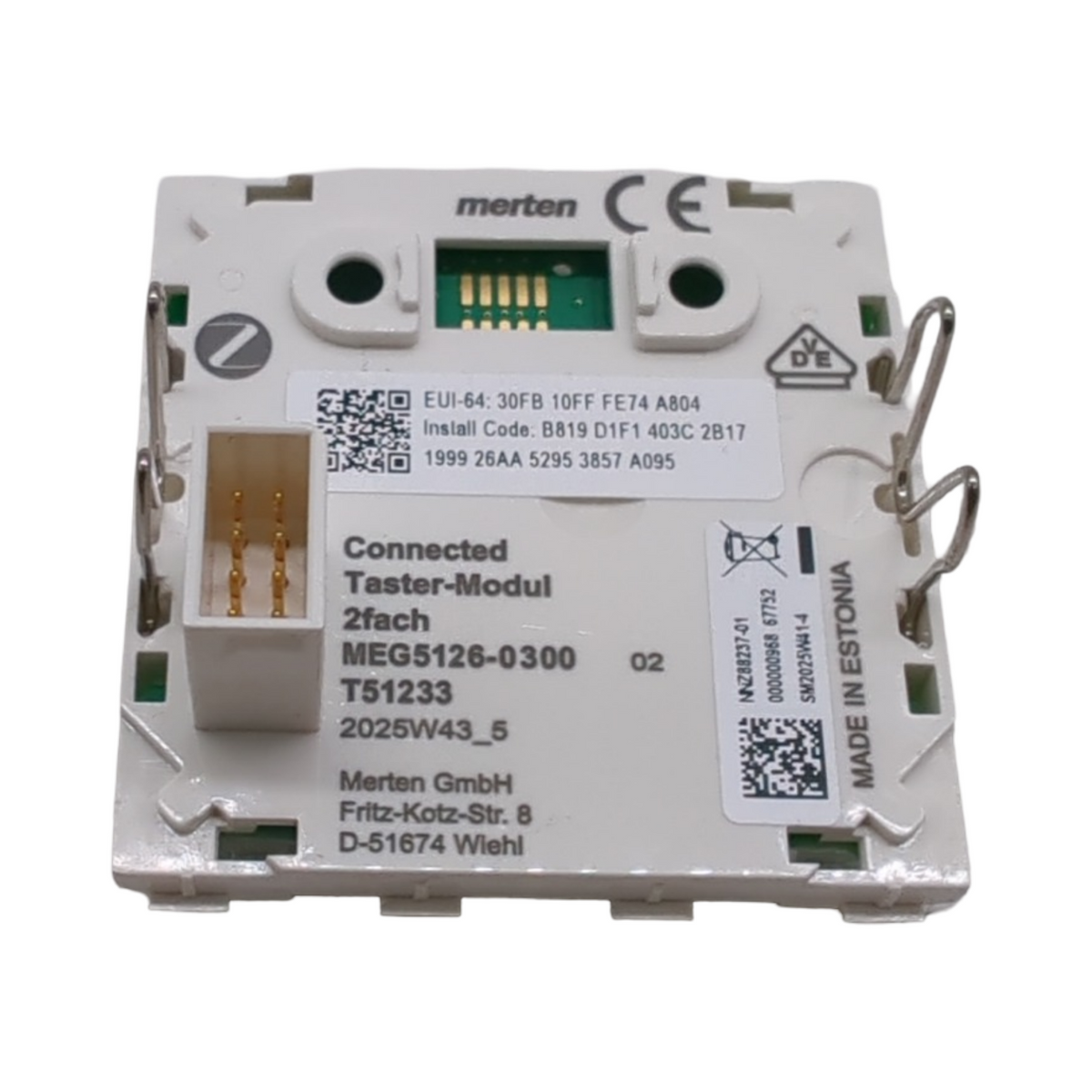 Merten Wiser Taster-Modul 2-fach Unterputz Smart Home Connected System M