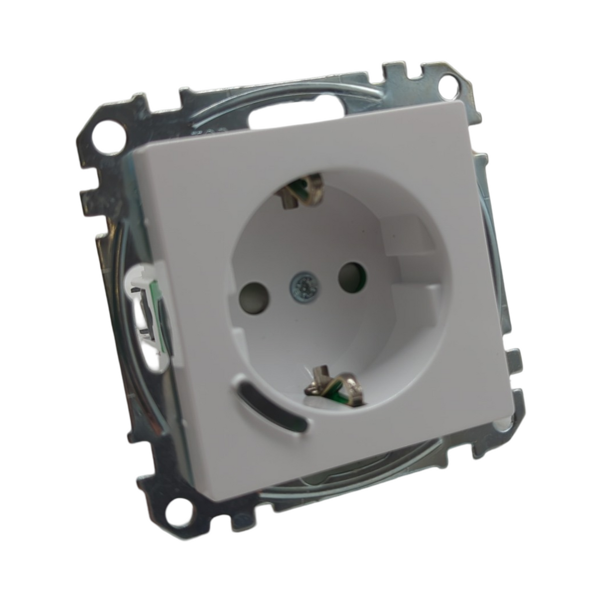 Schneider Electric Merten System M Schuko-Steckdose 16A smart Home Connected über Hub kompatibel mit Matter Alexa Google Apple aktivweiss gl...