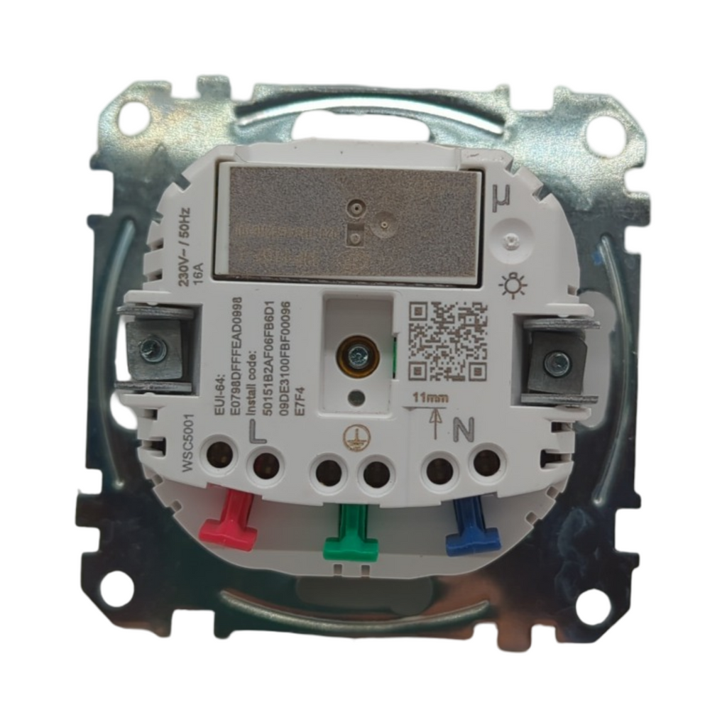 Schneider Electric Merten System M Schuko-Steckdose 16A smart Home Connected über Hub kompatibel mit Matter Alexa Google Apple aktivweiss gl...