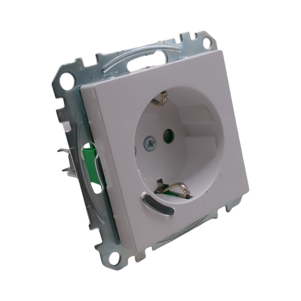 Schneider Electric Merten System M Schuko-Steckdose 16A smart Home Connected über Hub kompatibel mit Matter Alexa Google Apple aktivweiss gl...
