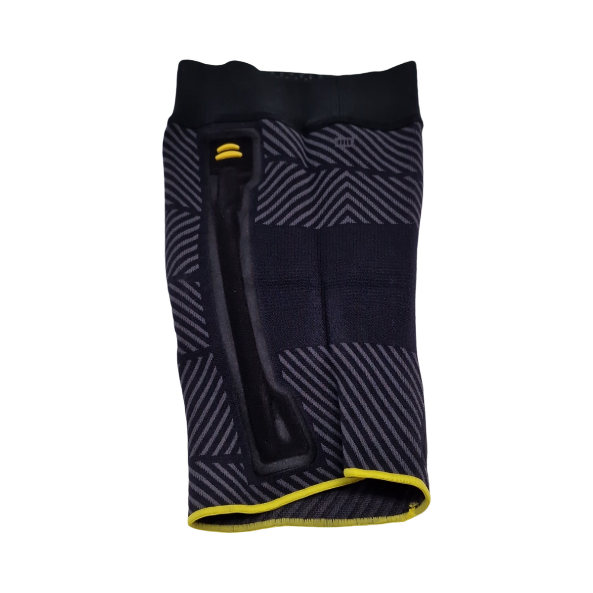 Genumedi E+motion 3.0 Kniebandage sportlich 3D Silikon-Quarz-Pelotte Perfect-Fit Haftband Größe IV