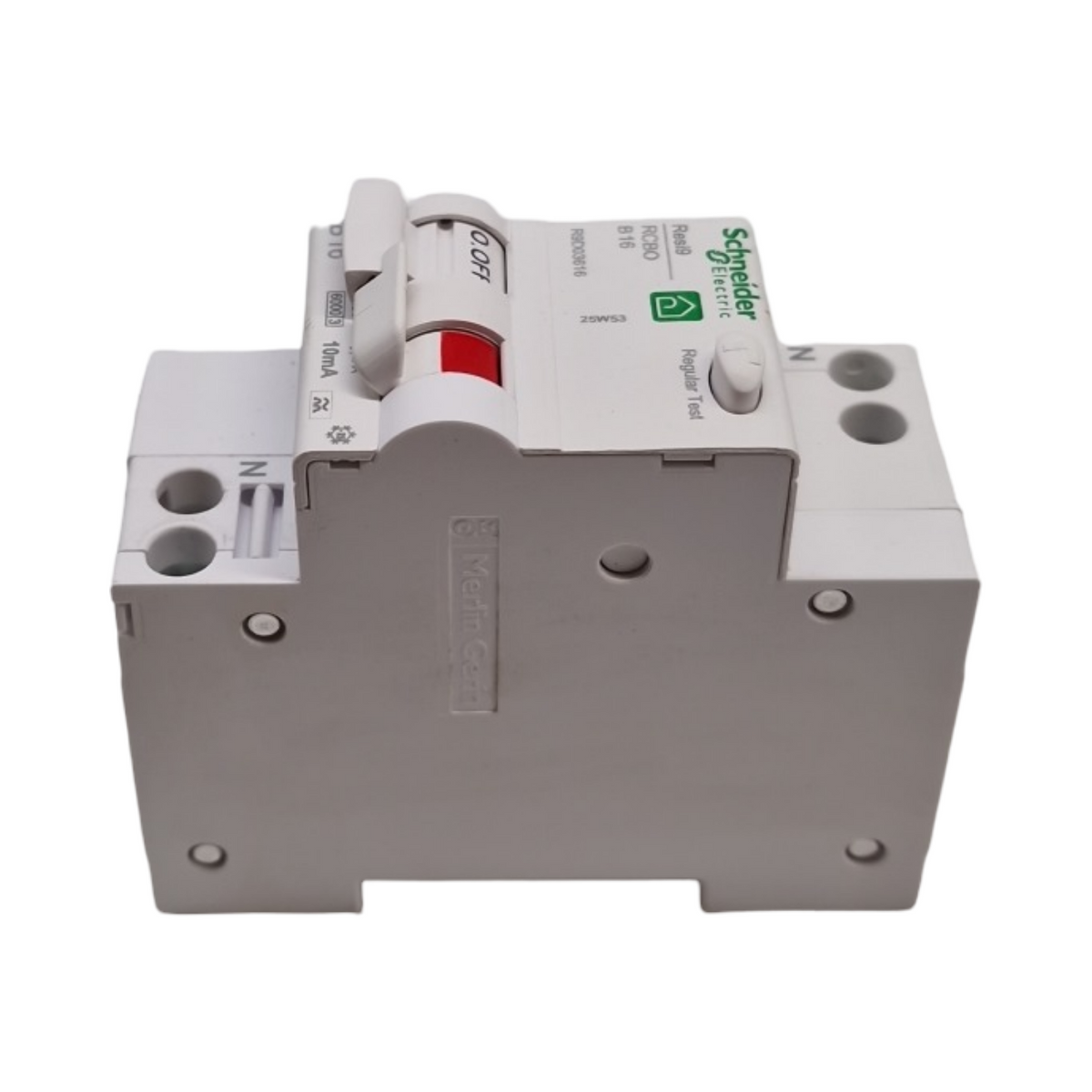 Schneider Electric Resi9 FI-Leitungsschutzschalter 1-polig+N 16A B-Charakteristik 10mA Typ A 6kA