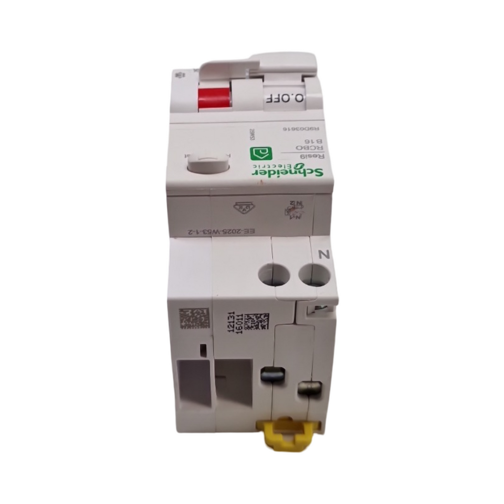 Schneider Electric Resi9 FI-Leitungsschutzschalter 1-polig+N 16A B-Charakteristik 10mA Typ A 6kA