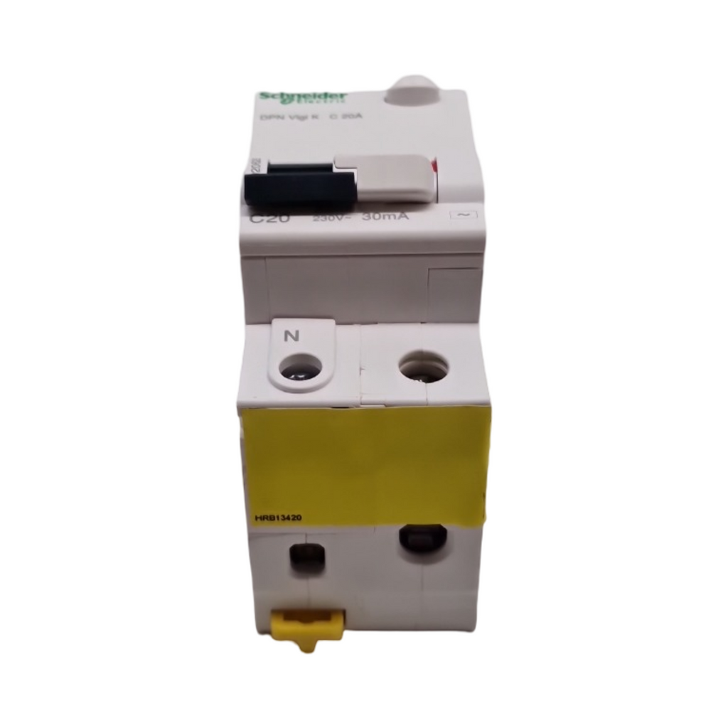 Schneider Acti9 A9D20620 Fehlerstromschutzschalter 1P+N 30mA 20A Typ AC DPN Vigi K 6kA