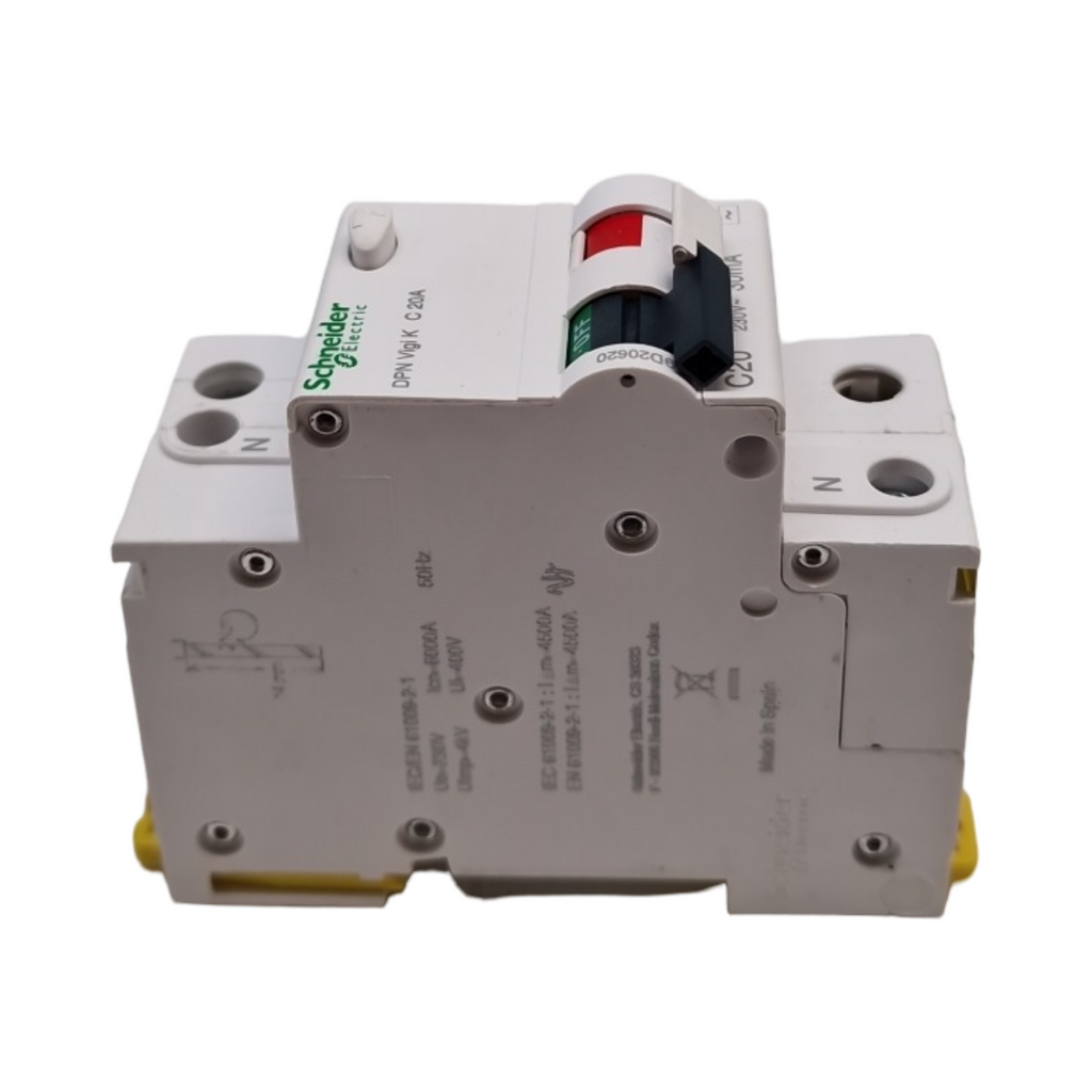 Schneider Acti9 A9D20620 Fehlerstromschutzschalter 1P+N 30mA 20A Typ AC DPN Vigi K 6kA
