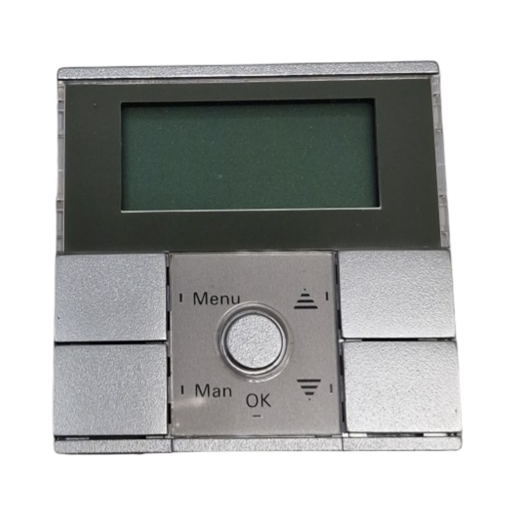 Merten Zeitschaltuhr-Modul Standard mit Schalter Unterputz System M Aluminium