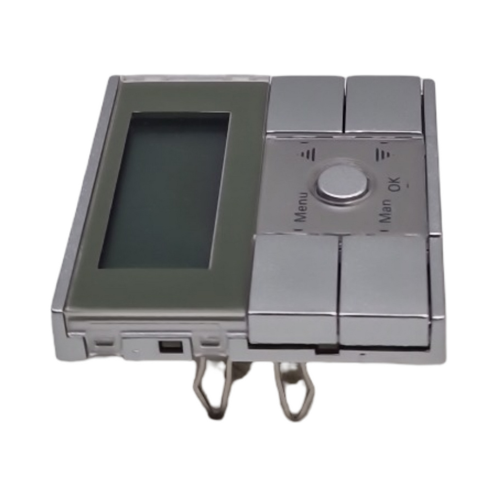 Merten Zeitschaltuhr-Modul Standard mit Schalter Unterputz System M Aluminium