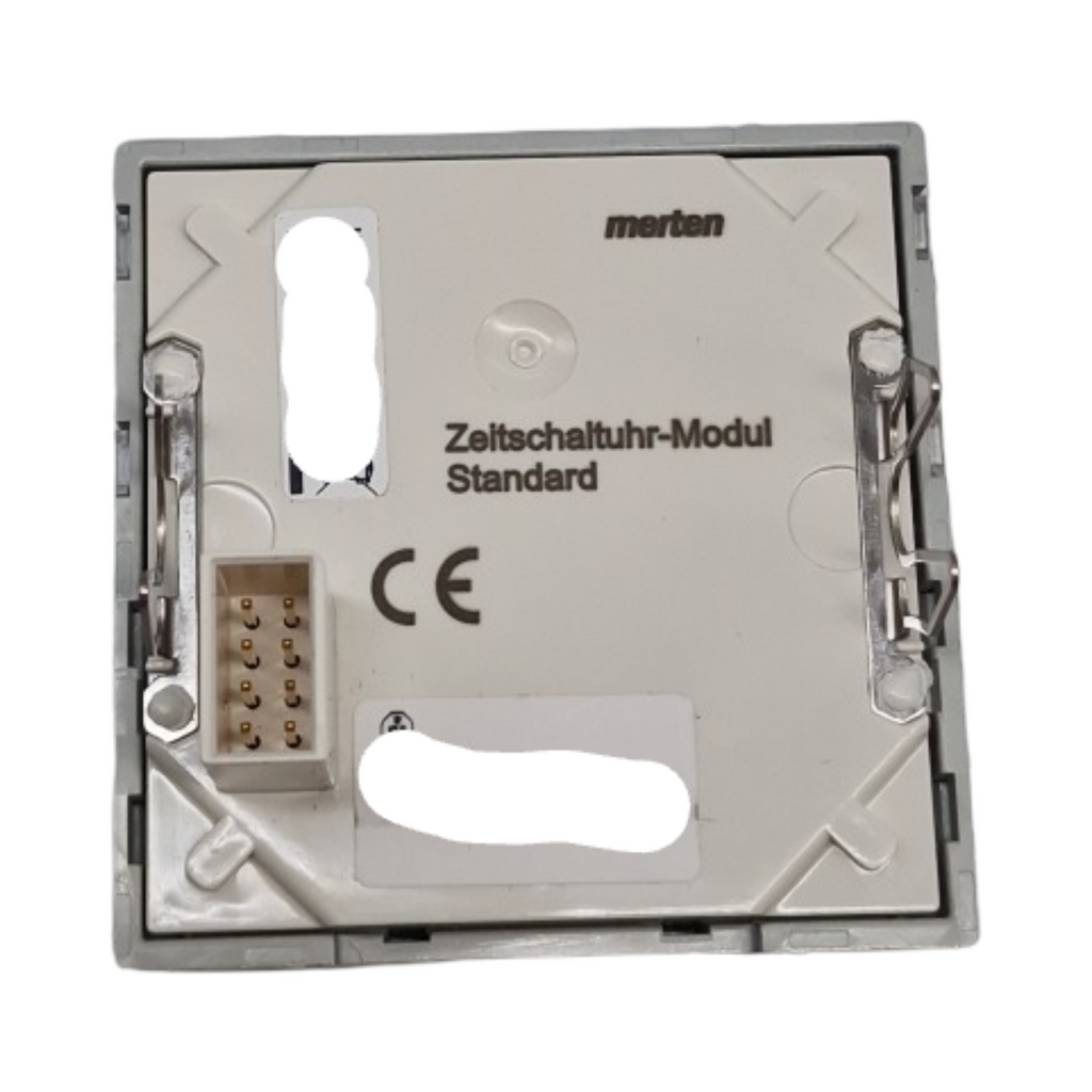 Merten Zeitschaltuhr-Modul Standard mit Schalter Unterputz System M Aluminium