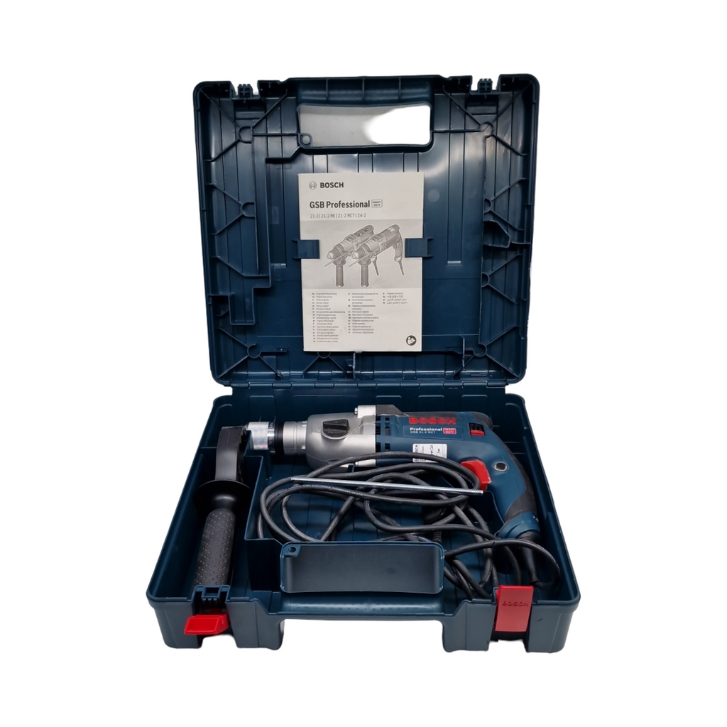 Bosch GSB 21-2 RCT Schlagbohrschrauber 1300 W mit Schnellspannbohrfutter 13 mm Bohrdurchmesser 13-22 mm