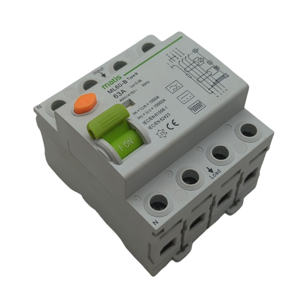 FI-Schutzschalter Typ B 63A 300mA 4-Pol