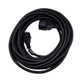 Perel H05RR-F 3G2.5 Verlängerungskabel 10m 16A 230V 3680W Typ E/F IP44 Gummi Schwarz