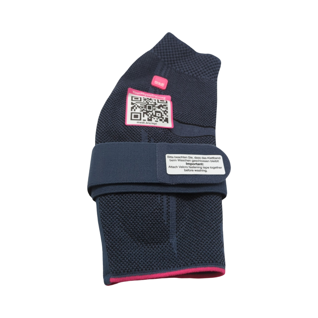 Epicomed Ellenbogenbandage Unisex silber Kompressionsbandage Größe IV