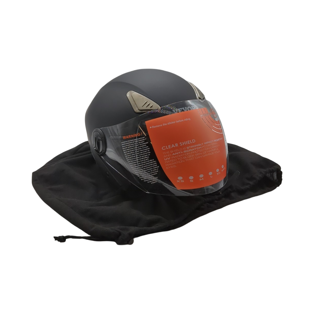 VEVOR Motocross-Helm 3/4 Gesicht ABS Wechselglas DOT-geprüft für Jugendliche Erwachsene Größe XL Er...