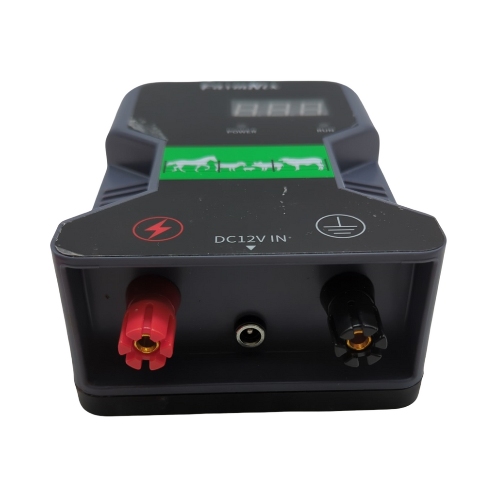 Weidezaungerät 12V 230V Elektrozaun LED Anzeige wasserdicht 15km Reichweite