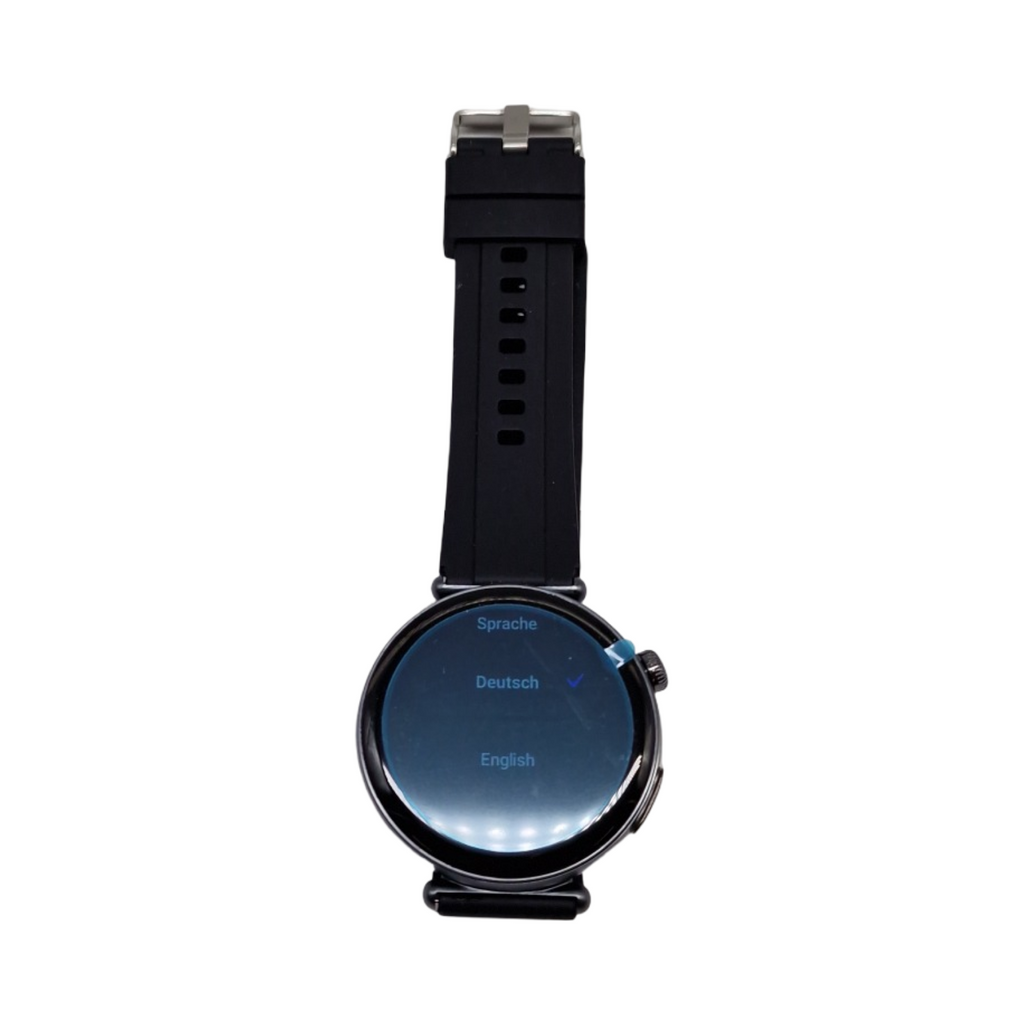 Knauermann PRO 4 MINI 2026 Smartwatch rund Schwarz EKG Blutdruck Puls Blutsauerstoff Messung Schlafanalyse Telefonie IP67