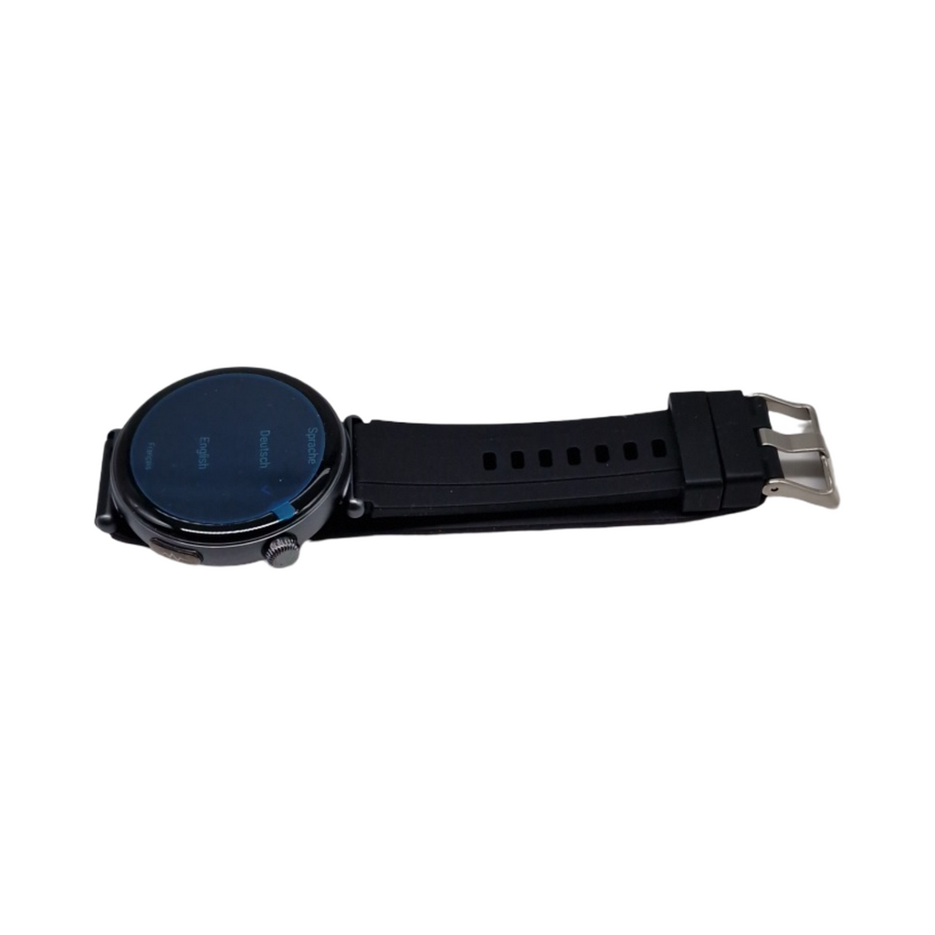 Knauermann PRO 4 MINI 2026 Smartwatch rund Schwarz EKG Blutdruck Puls Blutsauerstoff Messung Schlafanalyse Telefonie IP67