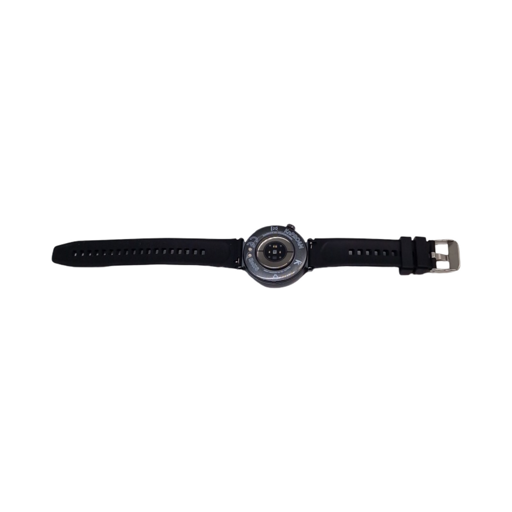 Knauermann PRO 4 MINI 2026 Smartwatch rund Schwarz EKG Blutdruck Puls Blutsauerstoff Messung Schlafanalyse Telefonie IP67
