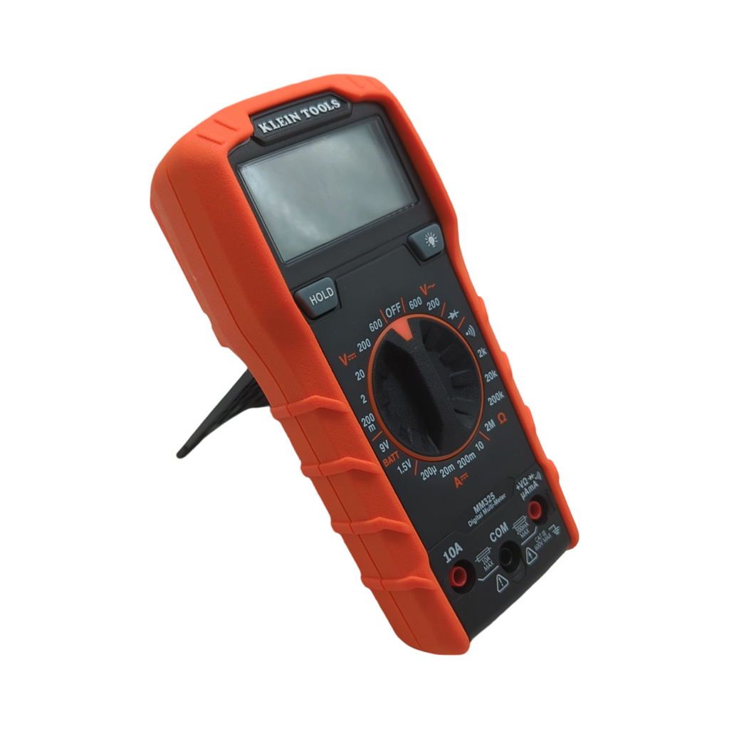 Klein Tools MM325 Digital-Multimeter manuell einstellbar 600V AC/DC 10A DC Lead-Alert Hintergrundbeleuchtung