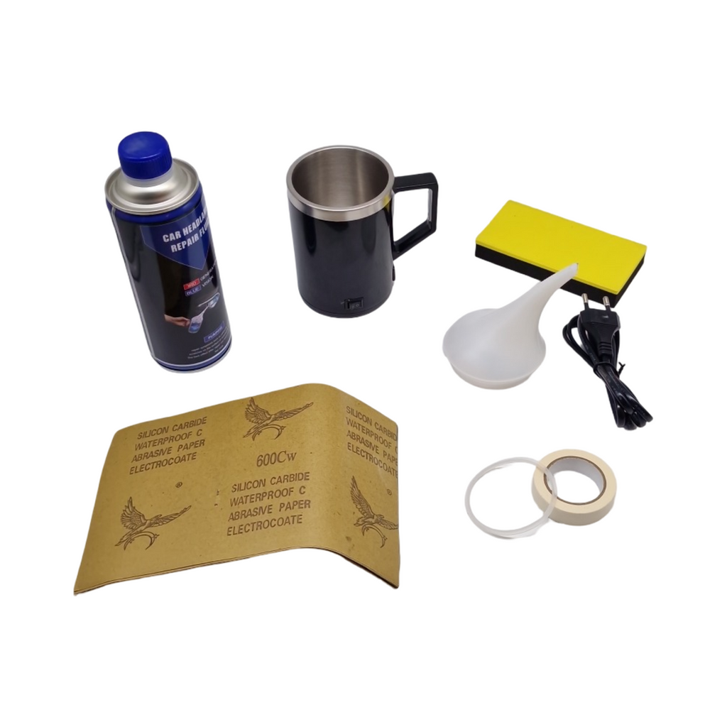 WIYETY Scheinwerfer Reparatur Set Auto Headlight Renovation Bedampfen Aufbereitung Universal