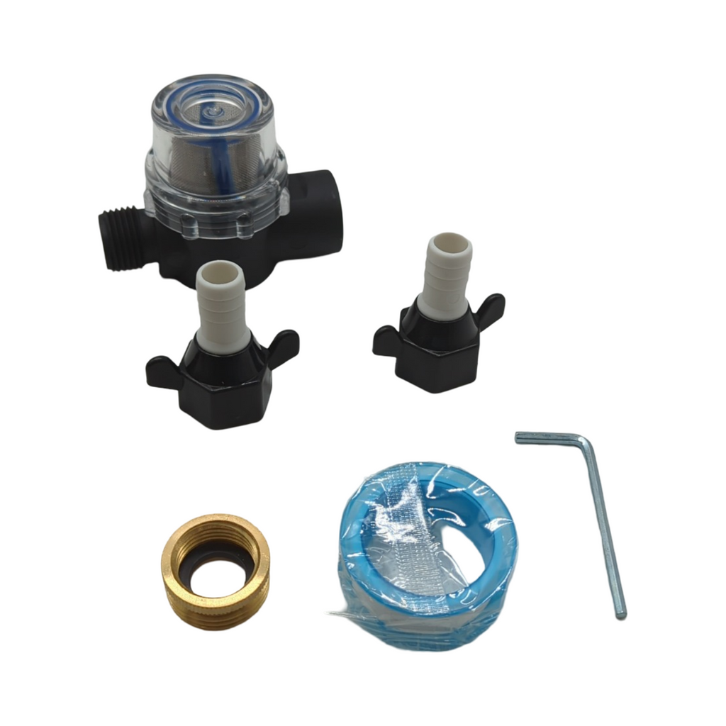 VEVOR 12V Membranpumpe DC Wasserpumpe 18,93 L/min 5-Kammer mit Druckschalter 40–100 PSI einstellbar 1/2 Zoll MNPT