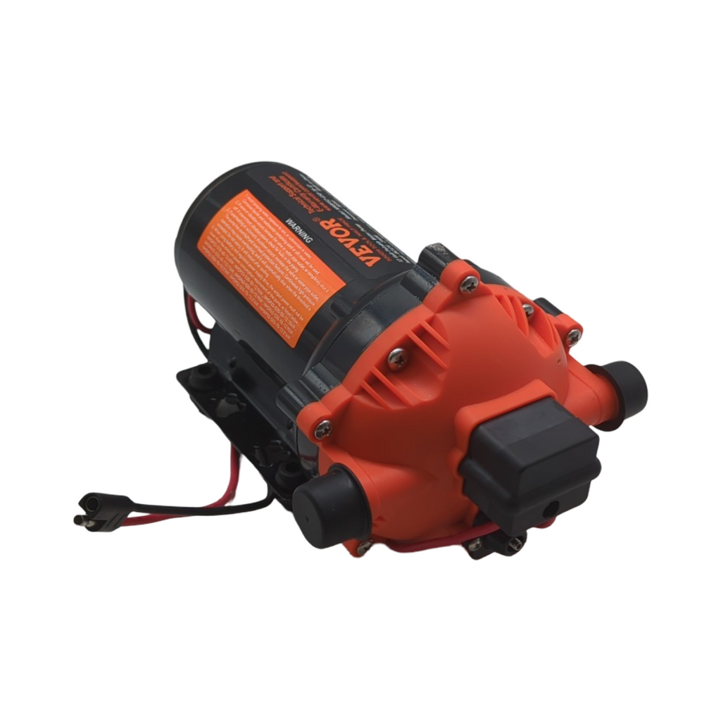 VEVOR 12V Membranpumpe DC Wasserpumpe 18,93 L/min 5-Kammer mit Druckschalter 40–100 PSI einstellbar 1/2 Zoll MNPT